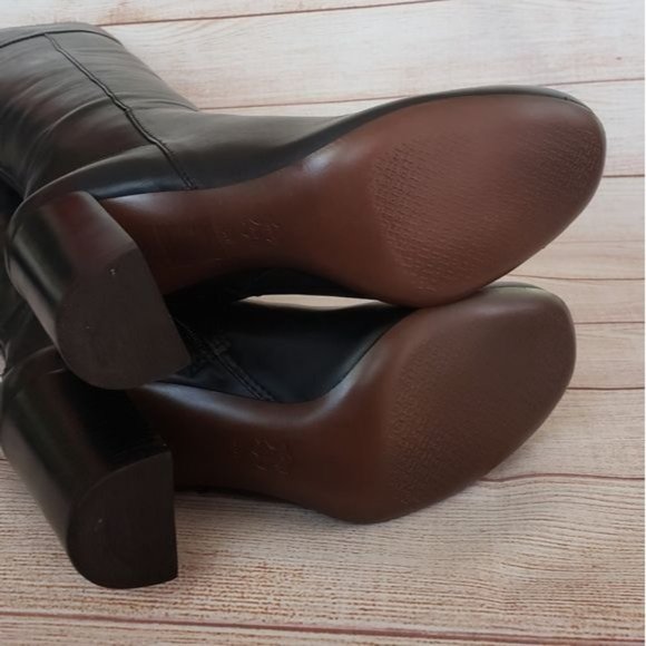 NIB Tory Burch Leather Bowie Over The Knee Boots - Picture 7 of 15